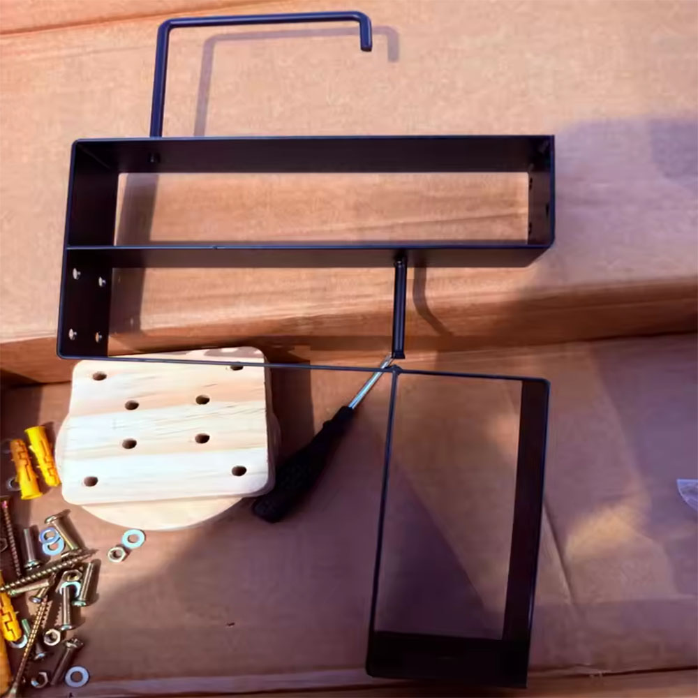 Sports Equipment Organizer Rack - Держатель для мотоциклетного шлема из дерева,