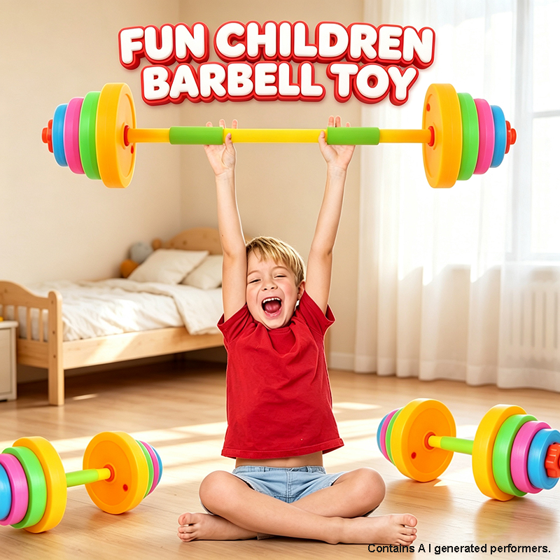 Sports Equipment Images - Детский регулируемый набор гантелей и штанг