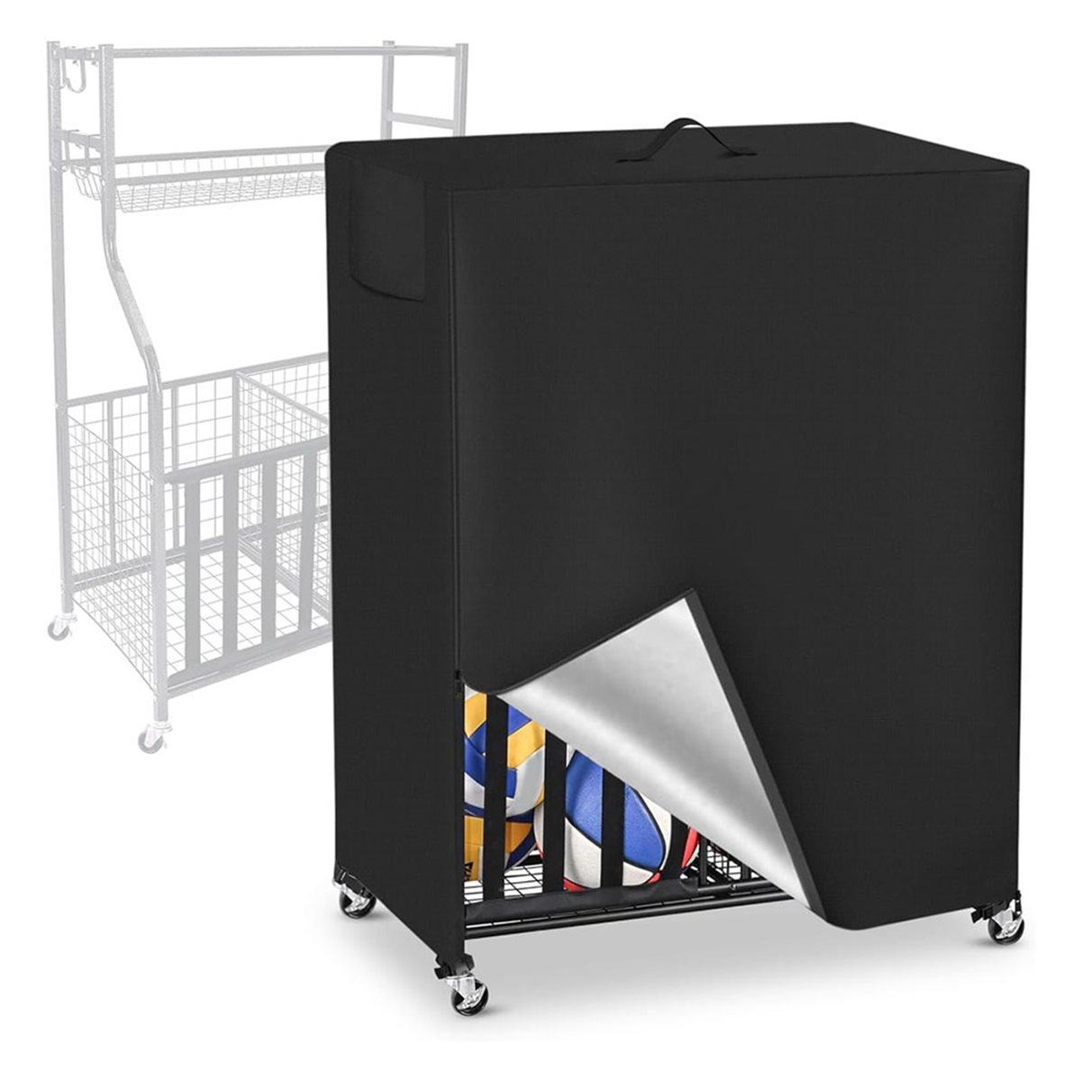 Чехол для баскетбольной стойки – обзор и цена Sports Equipment Organizer Rack
