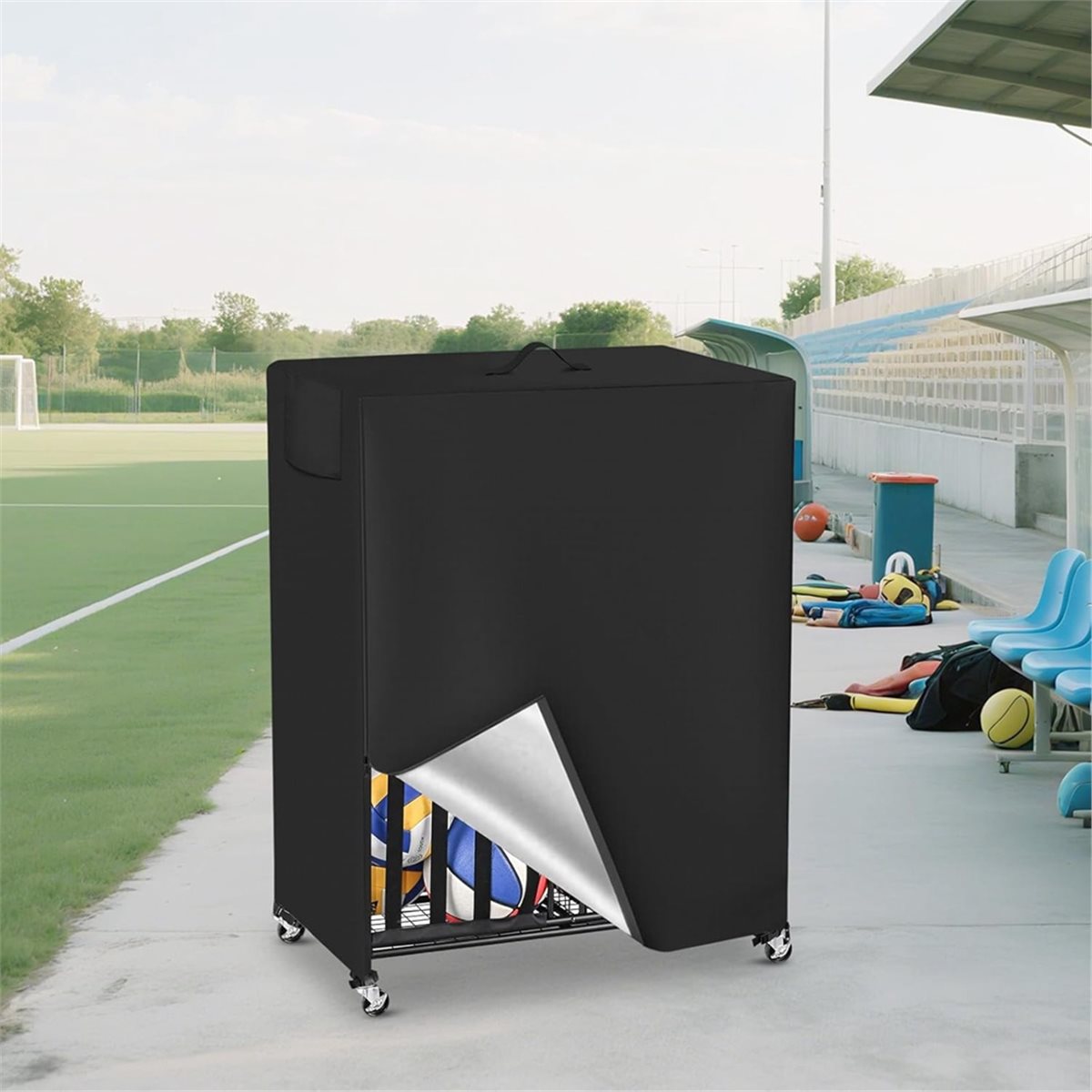 Чехол для баскетбольной стойки – обзор и цена Sports Equipment Organizer Rack